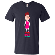 Load image into Gallery viewer, Best Mom Cartoon Character Mother’s Day - Men's V-Neck
