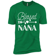 Load image into Gallery viewer, Blessed Nana Christmas Mother’s Day Birthday Grandma - Premium Short Sleeve T-Shirt