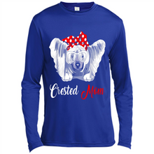 Load image into Gallery viewer, Chinese Crested Mom Tshirt, Birthday Gift, Mother Day Outfit - Canvas Long Sleeve T-Shirt