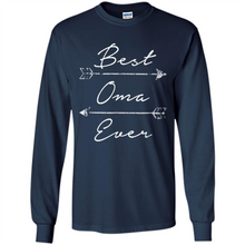 Load image into Gallery viewer, Best Oma Ever Shirt Tribal Arrows Mother’s Day - Long Sleeve T-Shirt