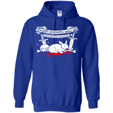 Load image into Gallery viewer, Death Awaits You All With Big Pointy Teeth - Hoodie