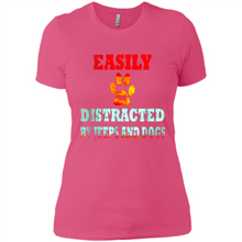 Load image into Gallery viewer, Easily Distracted By Jeeps And Dogs gift shirt for dog mom - Ladies' Boyfriend T-Shirt