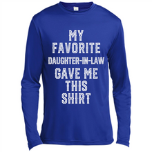 Load image into Gallery viewer, Father Mother in Law Funny Mother's Father's day - Canvas Long Sleeve T-Shirt