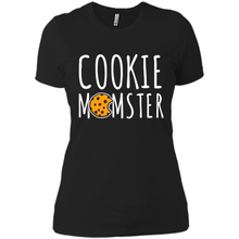 Load image into Gallery viewer, Cookie Momster shirt Mother’s day shirt Baking mom - Ladies' Boyfriend T-Shirt