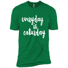Load image into Gallery viewer, Cats T Shirt Hoodie Everyday Is Caturday Mother’s Day Gift ideas - Premium Short Sleeve T-Shirt