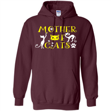 Load image into Gallery viewer, Cats T Shirt Hoodie Mother of Cats Mother’s Day - Hoodie
