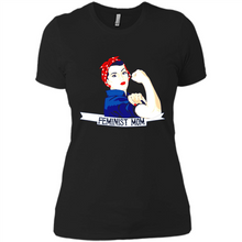 Load image into Gallery viewer, Feminist Mom mother’s day feminism 1 - Ladies' Boyfriend T-Shirt