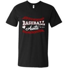 Load image into Gallery viewer, Baseball Auntie Softball Auntie Funny Gift For Mother’s Day - Men's V-Neck