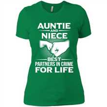 Load image into Gallery viewer, Aunt And Niece – Best Partners In Crime For Life, Best mother’s day - Ladies' Boyfriend T-Shirt