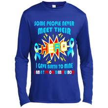 Load image into Gallery viewer, Diabetes Mom -Hero - Canvas Long Sleeve T-Shirt