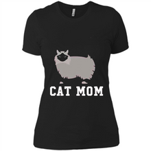 Load image into Gallery viewer, Birman Cat Mom – Mothers Day - Ladies' Boyfriend T-Shirt