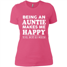 Load image into Gallery viewer, Being An Auntie Makes Me Happy, You Not So Much Funny mother’s day Gift - Ladies' Boyfriend T-Shirt