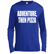 Load image into Gallery viewer, Adventure Then Pizza Junk Food Lover Foodie T-Shirt Mother’s Day Gift ideas - Canvas Long Sleeve T-Shirt