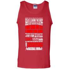 Load image into Gallery viewer, BASEBALL MOM, NEVER GIVE UP Mother’s Day - Tank Top