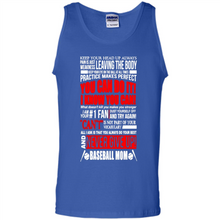 Load image into Gallery viewer, BASEBALL MOM, NEVER GIVE UP Mother’s Day - Tank Top