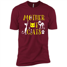Load image into Gallery viewer, Cats T Shirt Hoodie Mother of Cats Mother’s Day - Premium Short Sleeve T-Shirt