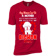 Load image into Gallery viewer, Any Woman Can Be A Mother But It Takes Someone Bichon Mom - Premium Short Sleeve T-Shirt