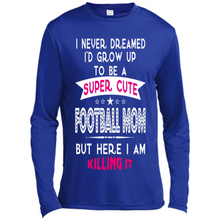 Load image into Gallery viewer, A Super cute Football Mom Mother’s Day Gift ideas Funny - Canvas Long Sleeve T-Shirt