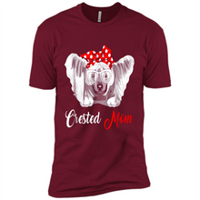 Load image into Gallery viewer, Chinese Crested Mom Tshirt, Birthday Gift, Mother Day Outfit - Premium Short Sleeve T-Shirt