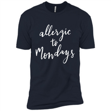 Load image into Gallery viewer, Allergic To Mondays T-Shirt Funny Women’s Mom Mama Mother - Premium Short Sleeve T-Shirt