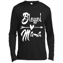 Load image into Gallery viewer, Blessed Mama – Funny And Novelty Gift On Mother’s Day - Canvas Long Sleeve T-Shirt