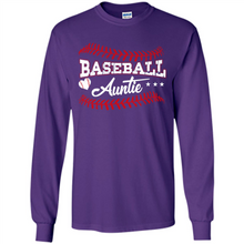 Load image into Gallery viewer, Baseball Auntie Softball Auntie Funny Gift For Mother’s Day - Long Sleeve T-Shirt