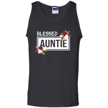 Load image into Gallery viewer, Blessed Auntie Funny Mother’s Day, Birthday Gift For Beloved Aunt - Tank Top
