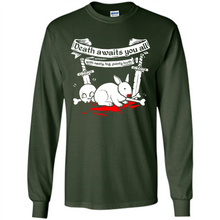 Load image into Gallery viewer, Death Awaits You All With Big Pointy Teeth - Long Sleeve T-Shirt