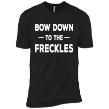 Load image into Gallery viewer, Bow Down to the Freckles Ginger Pride Mother’s Day - Premium Short Sleeve T-Shirt
