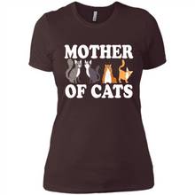 Load image into Gallery viewer, Cats T Shirt Hoodie Mother of Cats Mother’s Day1 - Ladies' Boyfriend T-Shirt