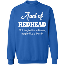 Load image into Gallery viewer, Aunt Of Redhead Definition Funny For Aunt On mother’s day - Sweatshirt
