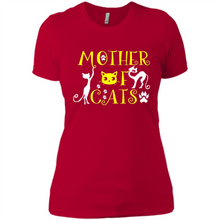 Load image into Gallery viewer, Cats T Shirt Hoodie Mother of Cats Mother’s Day - Ladies' Boyfriend T-Shirt