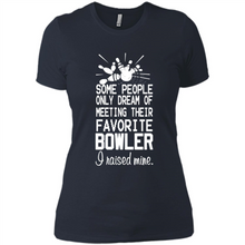 Load image into Gallery viewer, Bowling Mom Mother’s Day - Ladies' Boyfriend T-Shirt