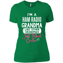 Load image into Gallery viewer, Cool Mothers Day T-Shirt Ham Radio Grandma - Ladies' Boyfriend T-Shirt