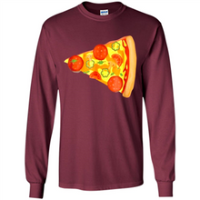 Load image into Gallery viewer, Dad Son Pizza Piece Funny Matching Family Shirt Mother Day - Long Sleeve T-Shirt