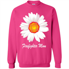 Load image into Gallery viewer, Daisy Firefighter Mom Funny Firefighter Gift Women Sweatshirt On Mother’s Day, Birthday - Sweatshirt