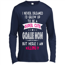 Load image into Gallery viewer, A Super cute Goalie Mom Mother’s Day Gift ideas Funny - Canvas Long Sleeve T-Shirt