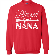 Load image into Gallery viewer, Blessed Nana Christmas Mother’s Day Birthday Grandma - Sweatshirt