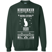 Load image into Gallery viewer, Cats T Shirt Hoodie Merry Catmas Mom Mother’s Day - Sweatshirt