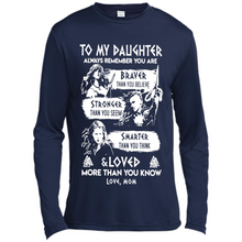Load image into Gallery viewer, Always Remember Daughter Mom Viking - Canvas Long Sleeve T-Shirt