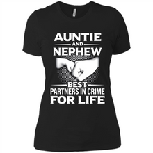 Load image into Gallery viewer, Auntie And Nephew – Best Partners In Crime For Life, Best mother’s day - Ladies' Boyfriend T-Shirt