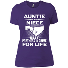 Load image into Gallery viewer, Aunt And Niece – Best Partners In Crime For Life, Best mother’s day - Ladies' Boyfriend T-Shirt