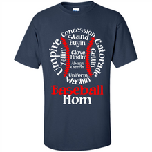 Load image into Gallery viewer, Baseball Mom Tee-Mother’s Day 2019 - Shirt