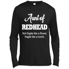 Load image into Gallery viewer, Aunt Of Redhead Definition Funny For Aunt On mother’s day - Canvas Long Sleeve T-Shirt