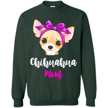 Load image into Gallery viewer, Chihuahua Mom With Purple Hairpin Funny mother’s day Gift For Dog Lovers - Sweatshirt