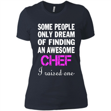 Load image into Gallery viewer, CHEF’S MOM Mother’s Day Gift ideas Funny - Ladies' Boyfriend T-Shirt