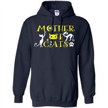 Load image into Gallery viewer, Cats T Shirt Hoodie Mother of Cats Mother’s Day - Hoodie