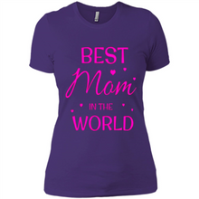 Load image into Gallery viewer, Best Mom in the World Mother’s Day - Ladies' Boyfriend T-Shirt