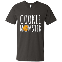 Load image into Gallery viewer, Cookie Momster shirt Mother’s day shirt Baking mom - Men's V-Neck