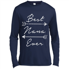 Load image into Gallery viewer, Best Nana Ever Shirt Tribal Arrows Mother’s Day - Canvas Long Sleeve T-Shirt